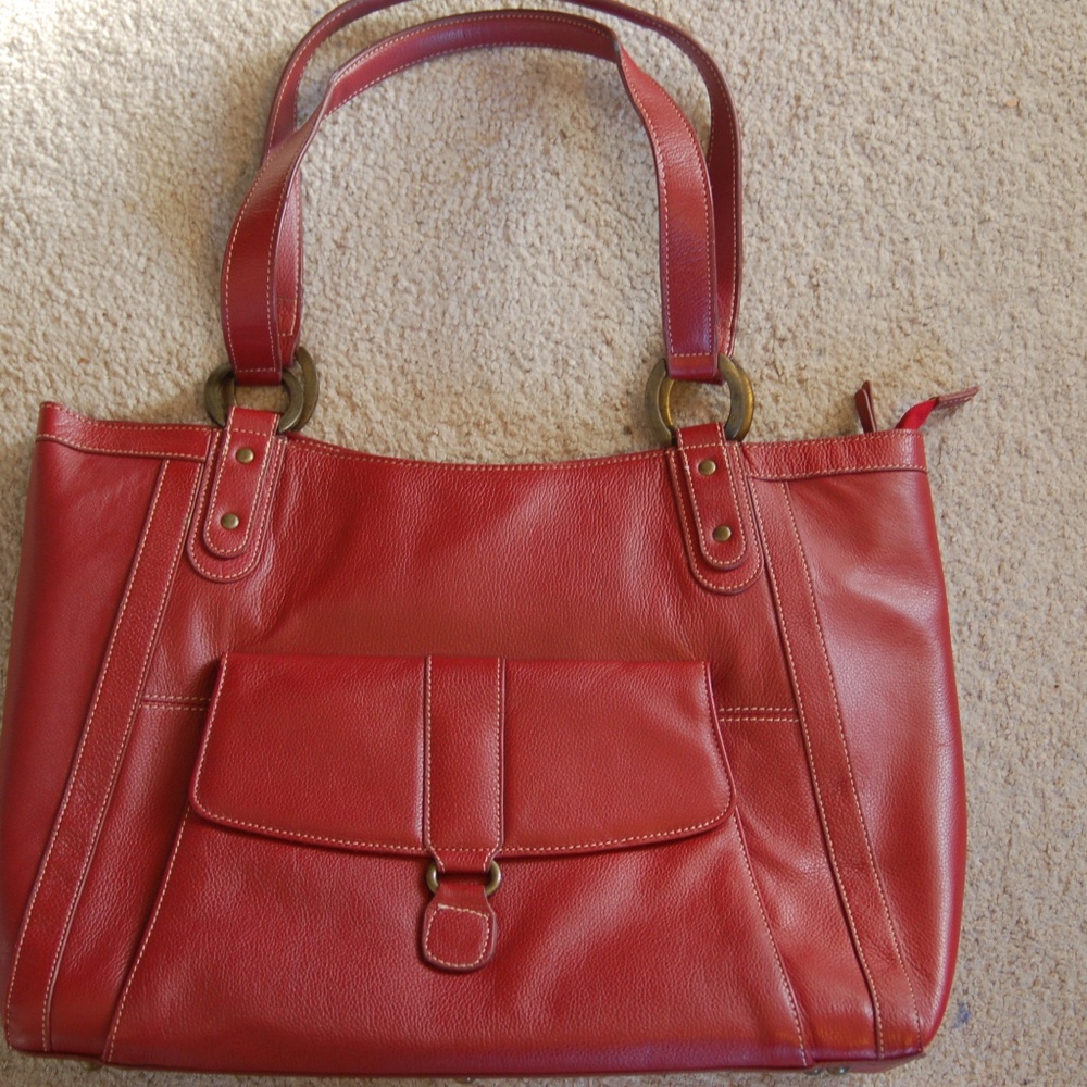 Red Lap Top Bag